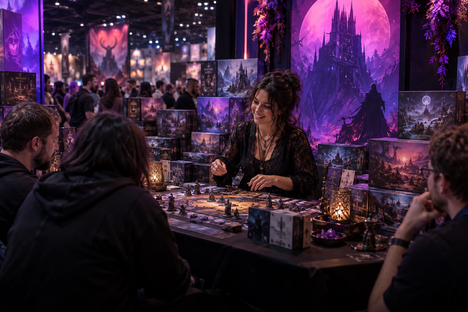 Board game booth